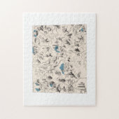 ワイオミングヴィンテージ写真マップ ジグソーパズル (縦)