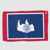 ワイオミング国旗 ゴルフタオル (横)