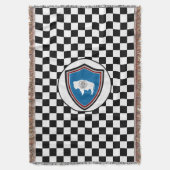 ワイオミング国旗 スローブランケット (正面縦)