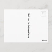 ワイオミング太陽の日食 ポストカード (裏面)