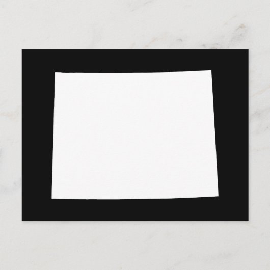 ワイオミング州のお引越しアナウンスを自作しよう ポストカード (正面)