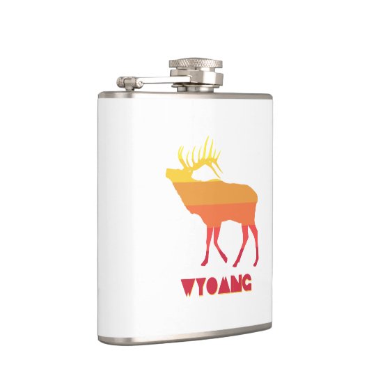 ワイオミング州のエルク フラスク (右)
