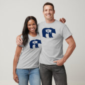 ワイオミング州の旗クマ Tシャツ (ユニセックス)