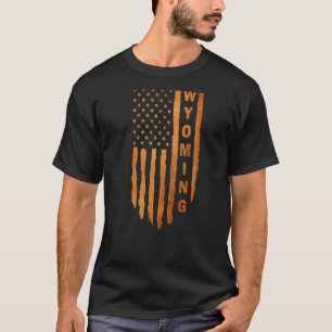 ワイオミング州の素朴な武器携帯の権利 第二修正 Tシャツ