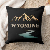 ワイオミング州アメリカ合衆国 クッション (ブランケット)