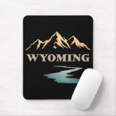 ワイオミング州アメリカ合衆国 マウスパッド (マウス)