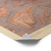 ワイオミング州イエローストーン国務部の地質図3 ポスター (角)