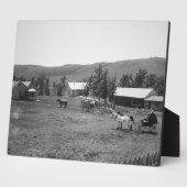 ワイオミング州クルック郡ヘイリーランチ(b) フォトプラーク (側面)