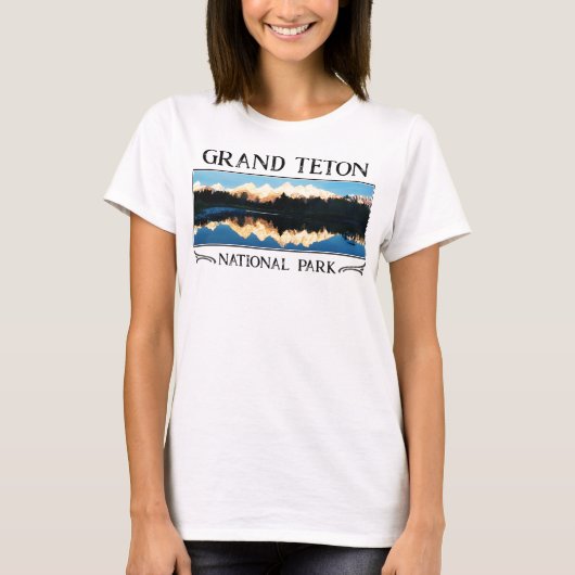 ワイオミング州グランドティートン国立公園 Tシャツ (正面)