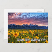 ワイオミング州グランドテトン国立公園 ポストカード (正面/裏面)