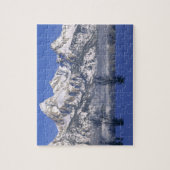 ワイオミング州グランドテトン国立公園。米国フォグ& ジグソーパズル (縦)