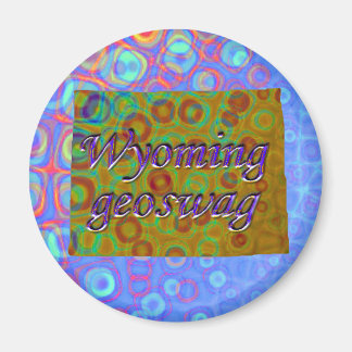 ワイオミング州ジオキャッシュ供給マグネットジオスワグ マグネット