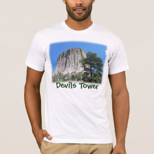 ワイオミング州デビルズタワー Tシャツ