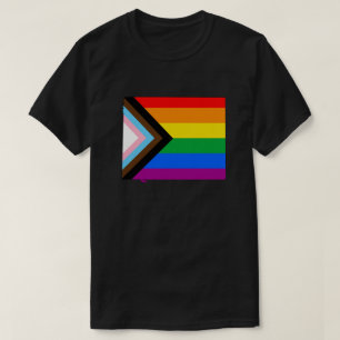 ワイオミング州プライド LGBTQ プログレスプライド Tシャツ