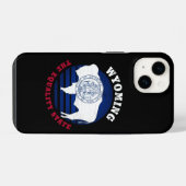 ワイオミング州平等州旗 iPhoneケース (裏面横)