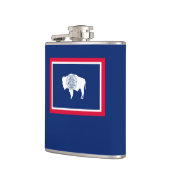 ワイオミング州旗デザイン フラスク (左)