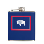 ワイオミング州旗デザイン フラスク (正面)