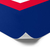 ワイオミング州旗デザイン ポスター (角)