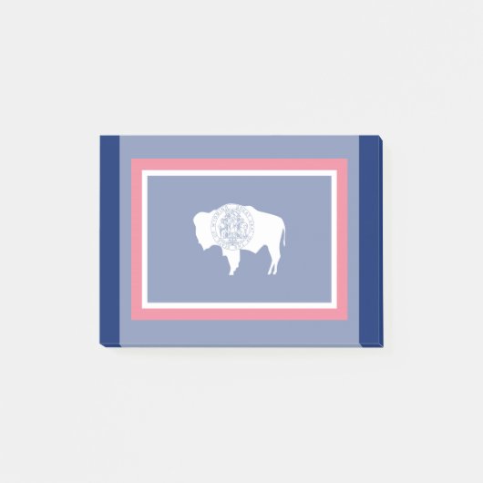 ワイオミング州旗デザイン ポストイット (正面)