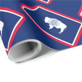 ワイオミング州旗デザイン ラッピングペーパー (ロールコーナー)