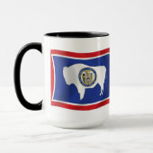 ワイオミング州旗マグカップ マグカップ (左)