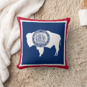 ワイオミング州旗 クッション (ブランケット)