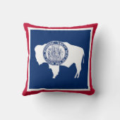 ワイオミング州旗 クッション (裏面)