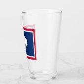 ワイオミング州旗 タンブラーグラス (左)