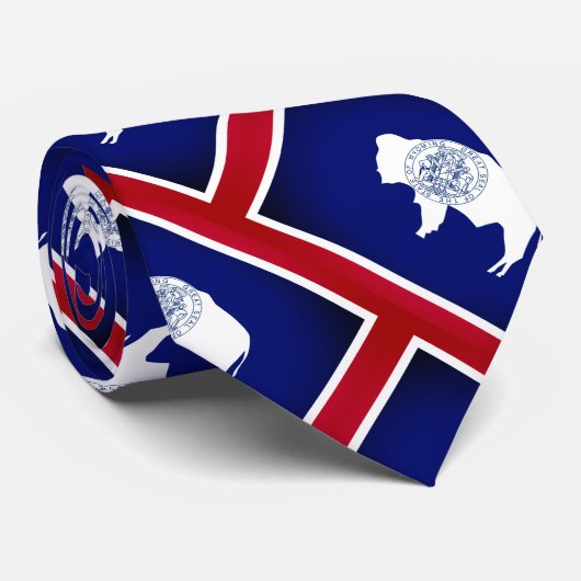 ワイオミング州旗 ネクタイ (ロール)