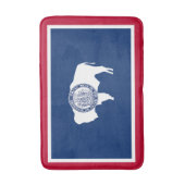 ワイオミング州旗 バスマット (正面縦)