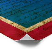 ワイオミング州旗 ポスター (角)