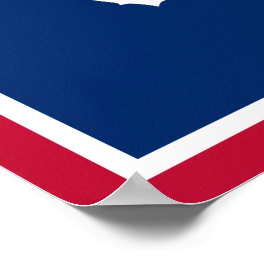 ワイオミング州旗 ポスター (角)