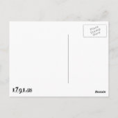 ワイオミング州旗 ポストカード (裏面)