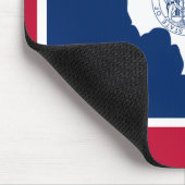 ワイオミング州旗 マウスパッド (コーナー)