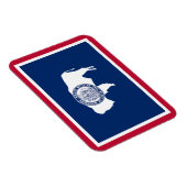 ワイオミング州旗 マグネット (右側)