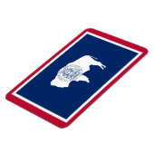 ワイオミング州旗 マグネット (左側)