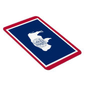 ワイオミング州旗 マグネット (右側)