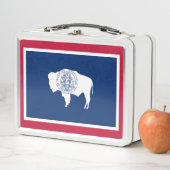 ワイオミング州旗 メタルランチボックス (インサイチュ)