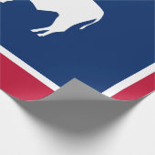 ワイオミング州旗 ラッピングペーパー (角)