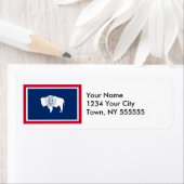 ワイオミング州旗 ラベル (インサイチュ)