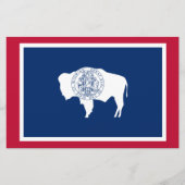 ワイオミング州旗 便箋 (正面)