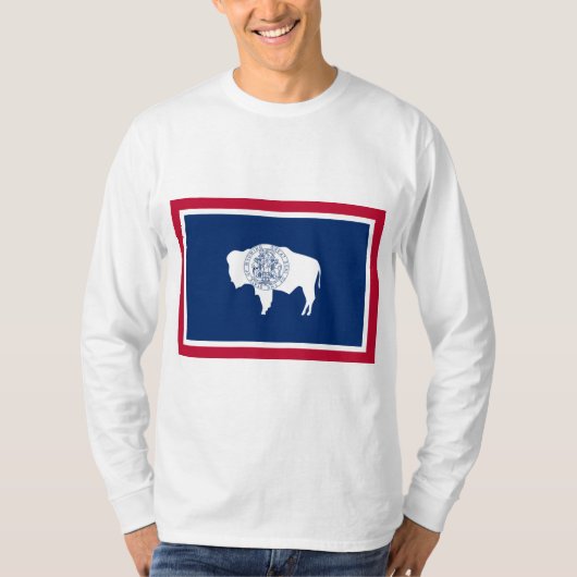 ワイオミング州旗 Tシャツ (正面)