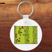 ワイオミング州 キーホルダー (正面)