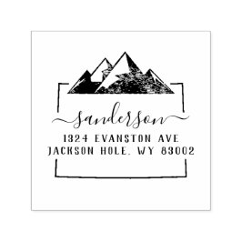 ワイオミング差出人住所スタンプセルフインキング セルフインキングスタンプ