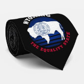 ワイオミング平等州旗 ネクタイ (ロール)