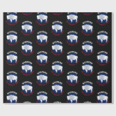 ワイオミング平等州旗 ラッピングペーパー (フラット)