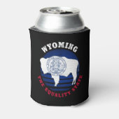 ワイオミング平等州旗 缶クーラー (缶裏面)