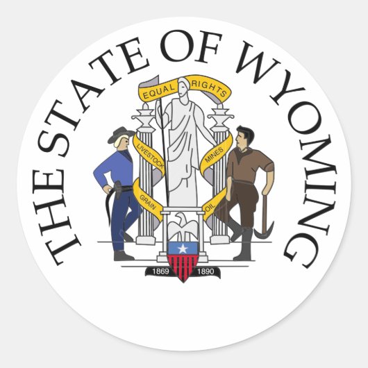 ワイオミング徴候 ラウンドシール (正面)