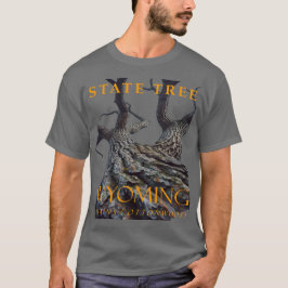 ワイオミング準州の樹木プレーンズコットンウッド Tシャツ