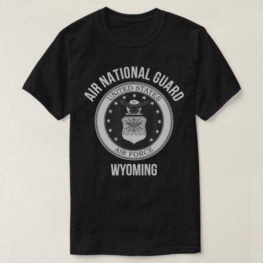 ワイオミング航空国防  Tシャツ (デザイン正面)